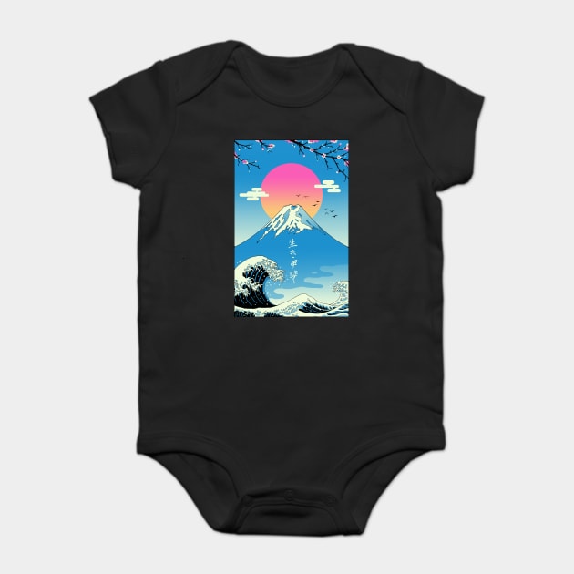 Ikigai Baby Bodysuit by Vincent Trinidad Art